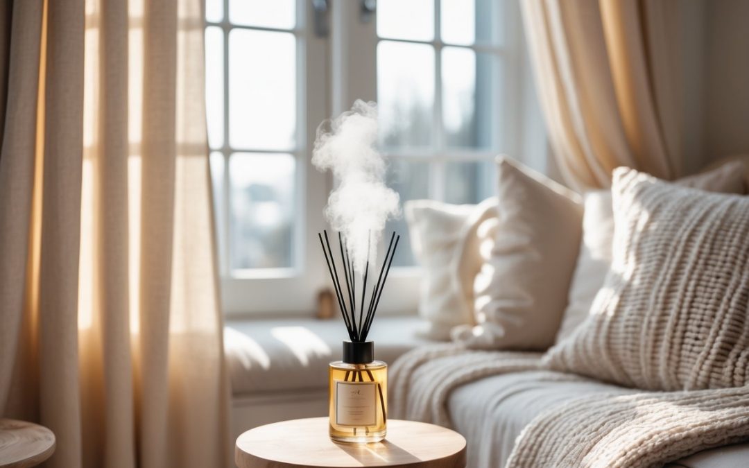 Skab hygge i hjemmet med gardiner og duftspray til hjemmet